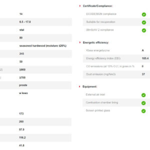 Alternative view of KRATKI NADIA/14 ΑΝΟΙΓΟΜΕΝΟ ECODESIGN 14KW (120-150M2) ΑΝΟΙΓΟΜΕΝΟ ΕΝΕΡΓΕΙΑΚΟ ΤΖΑΚΙ ΑΕΡΟΘΕΡΜΟ ΜΕ ΛΕΥΚΑ ΚΕΡΑΜΙΚΑ TERMOTEC