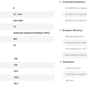 Alternative view of KRATKI ΣΟΜΠΑ KOZA/AB/S/DR/KAFEL/BLACK 8KW / 50-70m2 ΕΝΕΡΓΕΙΑΚΗ ΣΟΜΠΑ ΞΥΛΟΥ ΑΠΟ ΧΑΛΥΒΑ ΜΕ ΕΞΩΤΕΡΙΚΗ ΕΠΕΝΔΥΣΗ ΑΠΟ ΜΑΥΡΟ ΚΕΡΑΜΙΚΟ