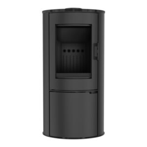 Alternative view of KRATKI KOZA/AB/S/DR/BLACK 8KW ECODESIGN (50-70M2) ΕΝΕΡΓΕΙΑΚΗ ΣΟΜΠΑ ΞΥΛΟΥ ΑΠΟ ΧΑΛΥΒΑ ΜΕ ΜΑΥΡΑ ΚΕΡΑΜΙΚΑ TERMOTEC