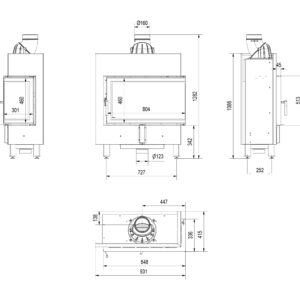 Alternative view of KRATKI LUCY/14/SLIM/P/BS ΔΕΞΙΑ ΓΩΝΙΑ (A+) ECODESIGN 10KW (80-100M2) ΕΝΕΡΓΕΙΑΚΟ ΤΖΑΚΙ ΑΕΡΟΘΕΡΜΟ ΜΕ ΑΝΟΙΓΟΜΕΝΗ ΠΟΡΤΑ ΚΑΙ ΕΠΕΝΔΥΣΗ TERMOTEC