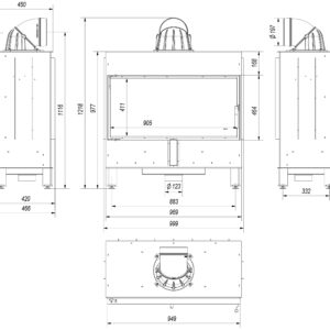 Alternative view of KRATKI LUCY/16 ΑΝΟΙΓΟΜΕΝΟ 16KW (100-175M2) ΕΝΕΡΓΕΙΑΚΟ ΤΖΑΚΙ ΑΕΡΟΘΕΡΜΟ ΜΕ ΛΕΥΚΑ ΚΕΡΑΜΙΚΑ TERMOTEC