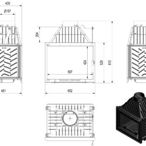 Alternative view of KRATKI ZUZIA/DECO ΑΝΟΙΓΟΜΕΝΟ ECODESIGN 15KW (140-160M2) ΕΝΕΡΓΕΙΑΚΟ ΤΖΑΚΙ ΑΕΡΟΘΕΡΜΟ ΜΑΝΤΕΜΕΝΙΟ