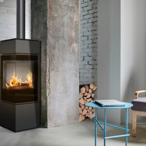 Alternative view of KRATKI THOR 8KW (A+) ECODESIGN (80-105M2) ΕΝΕΡΓΕΙΑΚΗ ΣΟΜΠΑ ΑΠΟ ΧΑΛΥΒΑ ΜΕ ΛΕΥΚΑ ΚΕΡΑΜΙΚΑ TERMOTEC