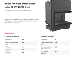 Alternative view of KRATKI ZUZIA/PW/BP/15/BS/W/DECO ΔΕΞΙΑ ΓΩΝΙΑ 12KW (120-150M2) ΤΖΑΚΙ ΛΕΒΗΤΑΣ ΚΛΕΙΣΤΟΥ ΔΟΧΕΙΟΥ ΔΙΑΣΤΟΛΗΣ