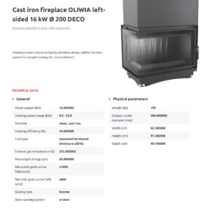 Alternative view of KRATKI OLIWIA/L/BS/DECO ΑΡΙΣΤΕΡΗ ΓΩΝΙΑ ΑΝΟΙΓΟΜΕΝΟ ECODESIGN 16KW (150-180M2) ΕΝΕΡΓΕΙΑΚΟ ΤΖΑΚΙ ΑΕΡΟΘΕΡΜΟ ΜΑΝΤΕΜΕΝΙΟ