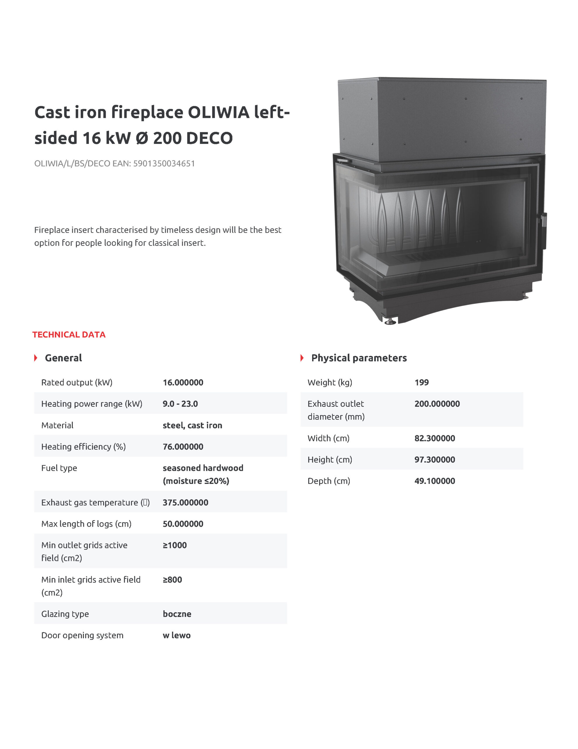 KRATKI OLIWIA/L/BS/DECO ΑΡΙΣΤΕΡΗ ΓΩΝΙΑ ΑΝΟΙΓΟΜΕΝΟ ECODESIGN 16KW (150-180M2) ΕΝΕΡΓΕΙΑΚΟ ΤΖΑΚΙ ΑΕΡΟΘΕΡΜΟ ΜΑΝΤΕΜΕΝΙΟ - Image 2