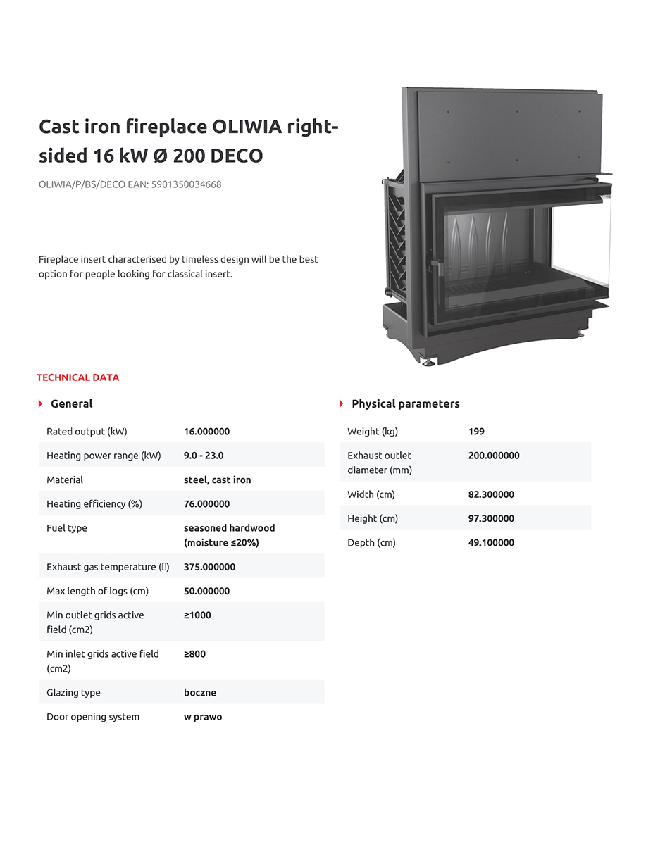 KRATKI OLIWIA/P/BS/DECO ΔΕΞΙΑ ΓΩΝΙΑ ΑΝΟΙΓΟΜΕΝΟ ECODESIGN 16KW (150-180M2) ΕΝΕΡΓΕΙΑΚΟ ΤΖΑΚΙ ΑΕΡΟΘΕΡΜΟ ΜΑΝΤΕΜΕΝΙΟ - Image 2