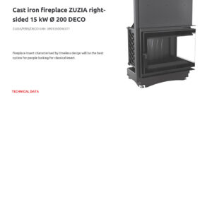 Alternative view of KRATKI ZUZIA/P/BS/DECO ΔΕΞΙΑ ΓΩΝΙΑ ΑΝΟΙΓΟΜΕΝΟ ECODESIGN 15KW (140-160M2) ΕΝΕΡΓΕΙΑΚΟ ΤΖΑΚΙ ΑΕΡΟΘΕΡΜΟ ΜΑΝΤΕΜΕΝΙΟ