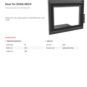 Alternative view of KRATKI DRZWI/ZUZIA/DECO ΠΡΟΣΟΨΗ ΤΖΑΚΙΟΥ ZUZIA/DECO