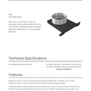 Alternative view of KRATKI ΣΥΣΤΗΜΑ ΕΙΣΑΓΩΓΗΣ ΕΞΩΤΕΡΙΚΟΥ ΑΕΡΑ DOLOT/ZELIWO/125