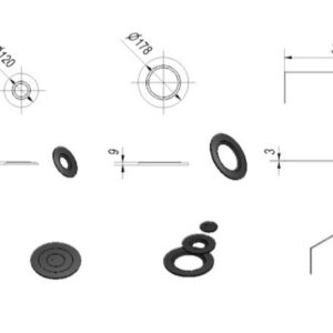 Alternative view of KRATKI ΜΑΝΤΕΜΕΝΙΟΙ ΔΑΚΤΥΛΙΟΙ FAJERKI ΓΙΑ ΤΙΣ ΣΟΜΠΕΣ KOZA K6, K9, K10