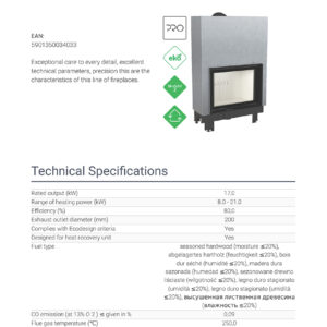 Alternative view of KRATKI MBA/G ΣΥΡΟΜΕΝΟ 17KW (160-200M2) ΕΝΕΡΓΕΙΑΚΟ ΤΖΑΚΙ ΑΕΡΟΘΕΡΜΟ ΜΕ ΛΕΥΚΑ ΚΕΡΑΜΙΚΑ TERMOTEC