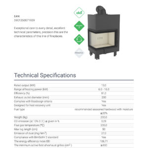 Alternative view of KRATKI MBZ/L/BS ΑΡΙΣΤΕΡΗ ΓΩΝΙΑ ΑΝΟΙΓΟΜΕΝΟ 13KW (120-150M2) ΕΝΕΡΓΕΙΑΚΟ ΤΖΑΚΙ ΑΕΡΟΘΕΡΜΟ ΜΕ ΛΕΥΚΑ ΚΕΡΑΜΙΚΑ TERMOTEC