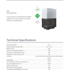 Alternative view of KRATKI MAJA/L/BS/G ΑΡΙΣΤΕΡΗ ΓΩΝΙΑ ΣΥΡΟΜΕΝΗ 8KW / 90-120m2 ΕΝΕΡΓΕΙΑΚΟ ΤΖΑΚΙ ΜΑΝΤΕΜΕΝΙΟ