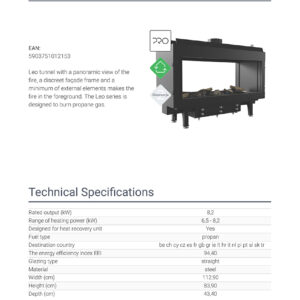 Alternative view of KRATKI LEO/100/TUNEL/G31/37MBAR ΔΙΑΜΠΕΡΕΣ ΕΝΕΡΓΕΙΑΚΟ ΤΖΑΚΙ ΓΚΑΖΙΟΥ