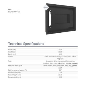 Alternative view of KRATKI ΠΕΡΣΙΔΑ 22/30G/WIND 22X30CM ΓΡΑΦΙΤΗΣ