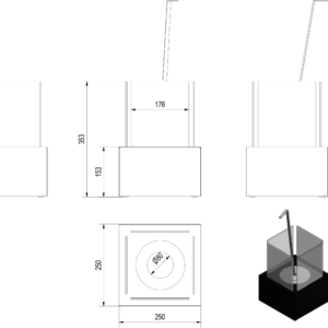 Alternative view of KRATKI TANGO2/BLACK/TUV ΕΣΤΙΑ ΒΙΟΑΙΘΑΝΟΛΗΣ ΜΕ ΠΙΣΤΟΠΟΙΗΣΗ TUV