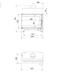 Alternative view of KRATKI SIMPLE/S/L/BS ΑΡΙΣΤΕΡΗ ΓΩΝΙΑ ΑΝΟΙΓΟΜΕΝΟ ECODESIGN (A+) 6KW (50-70M2) ΕΝΕΡΓΕΙΑΚΟ ΤΖΑΚΙ ΑΠΟ ΧΑΛΥΒΑ ΜΕ ΕΠΕΝΔΥΣΗ TERMOTEC