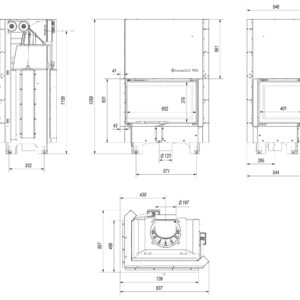Alternative view of KRATKI MBM/L/BS/G/BLACK ΑΡΙΣΤΕΡΗ ΓΩΝΙΑ ΣΥΡΟΜΕΝΟ 10KW (110-140M2) ΕΝΕΡΓΕΙΑΚΟ ΤΖΑΚΙ ΑΕΡΟΘΕΡΜΟ ΜΕ ΜΑΥΡΑ ΚΕΡΑΜΙΚΑ TERMOTEC