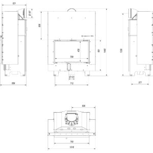 Alternative view of KRATKI MBO/G/BLACK (A+) ΙΣΙΟ ΣΥΡΟΜΕΝΟ 15KW (140-180M2) ΕΝΕΡΓΕΙΑΚΟ ΤΖΑΚΙ ΑΕΡΟΘΕΡΜΟ ΜΕ ΜΑΥΡΑ ΚΕΡΑΜΙΚΑ TERMOTEC