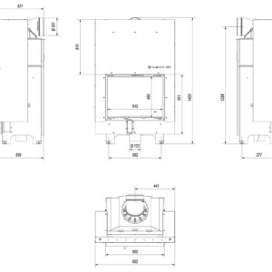 Alternative view of KRATKI MBZ/G/BLACK 13KW ΣΥΡΟΜΕΝΟ (120-150M2) ΕΝΕΡΓΕΙΑΚΟ ΤΖΑΚΙ ΑΕΡΟΘΕΡΜΟ ΜΕ ΜΑΥΡΑ ΚΕΡΑΜΙΚΑ TERMOTEC