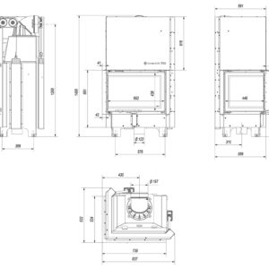 Alternative view of KRATKI MBZ/L/BS/G/BLACK ΑΡΙΣΤΕΡΗ ΓΩΝΙΑ ΣΥΡΟΜΕΝΟ 13KW (120-150M2) ΕΝΕΡΓΕΙΑΚΟ ΤΖΑΚΙ ΑΕΡΟΘΕΡΜΟ ΜΕ ΜΑΥΡΑ ΚΕΡΑΜΙΚΑ TERMOTEC