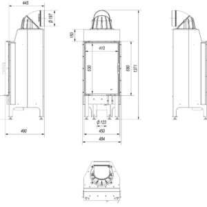 Alternative view of KRATKI NADIA/9 ΑΝΟΙΓΟΜΕΝΟ 9KW (80-110M2) ΕΝΕΡΓΕΙΑΚΟ ΤΖΑΚΙ ΑΕΡΟΘΕΡΜΟ ΜΕ ΛΕΥΚΑ ΚΕΡΑΜΙΚΑ TERMOTEC