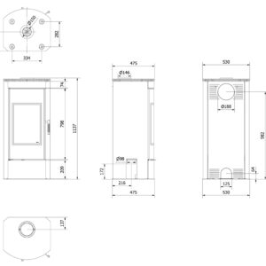 Alternative view of KRATKI KOZA/TITAN/G/R (95-120M2) ΕΝΕΡΓΕΙΑΚΗ ΣΟΜΠΑ ΞΥΛΟΥ ΑΠΟ ΧΑΛΥΒΑ ΜΕ ΕΠΕΝΔΥΣΗ TERMOTEC