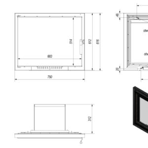 Alternative view of KRATKI DRZWI/AMELIA/DECO ΠΡΟΣΟΨΗ ΤΖΑΚΙΟΥ AMELIA/DECO