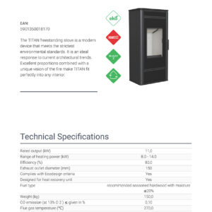 Alternative view of KRATKI KOZA/TITAN/G (95-120M2) ΕΝΕΡΓΕΙΑΚΗ ΣΟΜΠΑ ΞΥΛΟΥ ΑΠΟ ΧΑΛΥΒΑ ΜΕ ΕΠΕΝΔΥΣΗ TERMOTEC