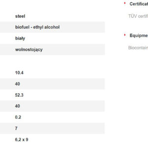 Alternative view of KRATKI TANGO4/BIALY/TUV ΕΣΤΙΑ ΒΙΟΑΙΘΑΝΟΛΗΣ ΜΕ ΠΙΣΤΟΠΟΙΗΣΗ TUV