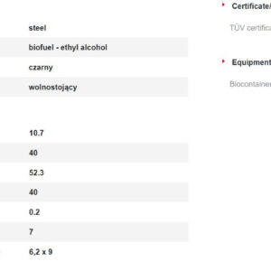 Alternative view of KRATKI TANGO4/BLACK/TUV ΕΣΤΙΑ ΒΙΟΑΙΘΑΝΟΛΗΣ ΜΕ ΠΙΣΤΟΠΟΙΗΣΗ TUV