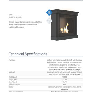 Alternative view of KRATKI VIRGO/BLACK/TUV ΕΣΤΙΑ ΒΙΟΑΙΘΑΝΟΛΗΣ