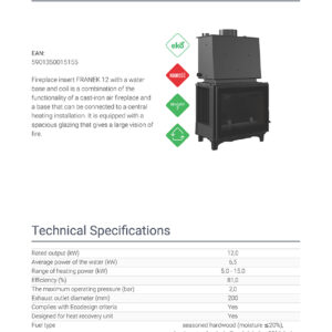 Alternative view of KRATKI FRANEK/PW/12/W HYBRID ΕΝΕΡΓΕΙΑΚΗ ΕΣΤΙΑ ΛΕΒΗΤΑΣ ΚΑΙ ΑΕΡΟΘΕΡΜΟ