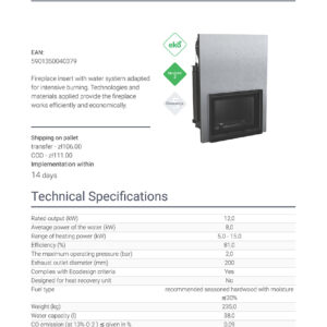 Alternative view of KRATKI ZUZIA/PW ΣΥΡΟΜΕΝΗ 12KW / 120-150m2 ΤΖΑΚΙ ΛΕΒΗΤΑΣ ΚΛΕΙΣΤΟΥ ΔΟΧΕΙΟΥ ΔΙΑΣΤΟΛΗΣ