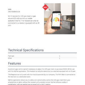 Alternative view of KRATKI WLAN BOX ΣΥΣΤΗΜΑ ΑΠΟΜΑΚΡΥΣΜΕΝΟΥ ΕΛΕΓΧΟΥ WI-FI ΓΙΑ ΤΙΣ ΕΣΤΙΕΣ ΓΚΑΖΙΟΥ - ΦΥΣΙΚΟΥ ΑΕΡΙΟΥ