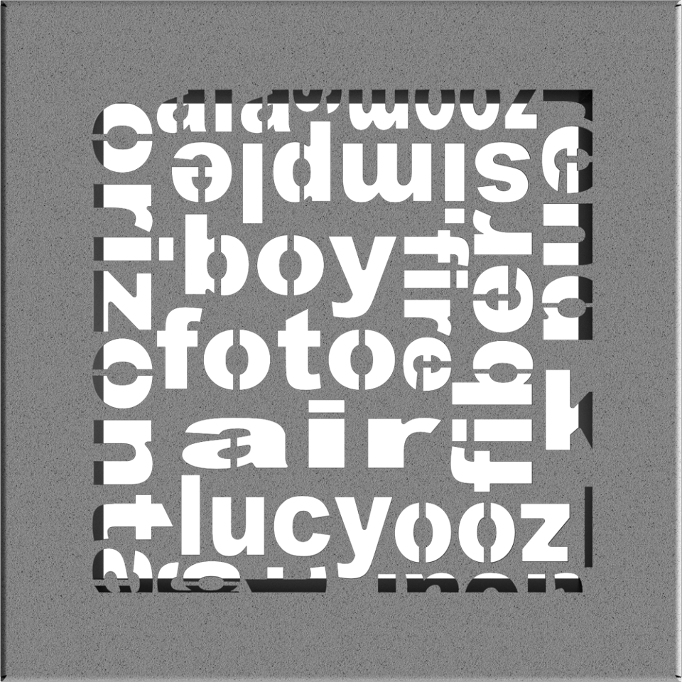 KRATKI ΠΕΡΣΙΔΑ 17ABC/GR (17X17CM) ΓΡΑΝΙΤΗΣ