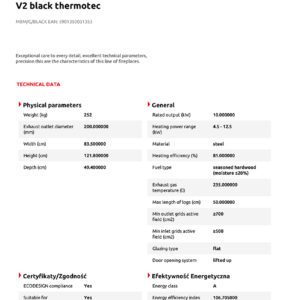 Alternative view of KRATKI MBM/G/BLACK 10KW ΣΥΡΟΜΕΝΟ (110-140Μ2) ΕΝΕΡΓΕΙΑΚΟ ΤΖΑΚΙ ΑΕΡΟΘΕΡΜΟ ΜΕ ΜΑΥΡΑ ΚΕΡΑΜΙΚΑ TERMOTEC