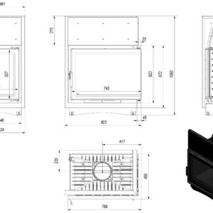 Alternative view of KRATKI AMELIA/P/BS/DECO ΔΕΞΙΑ ΓΩΝΙΑ 21KW / 200-250m2 ΕΝΕΡΓΕΙΑΚΟ ΤΖΑΚΙ ΜΑΝΤΕΜΕΝΙΟ