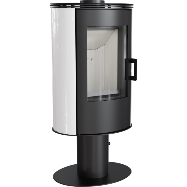 KRATKI KOZA/AB/S/N/DR/KAFEL/BIALY 8KW / 50-70m2 ΕΝΕΡΓΕΙΑΚΗ ΣΟΜΠΑ ΞΥΛΟΥ ΜΕ ΛΕΥΚΑ ΚΕΡΑΜΙΚΑ TERMOTEC