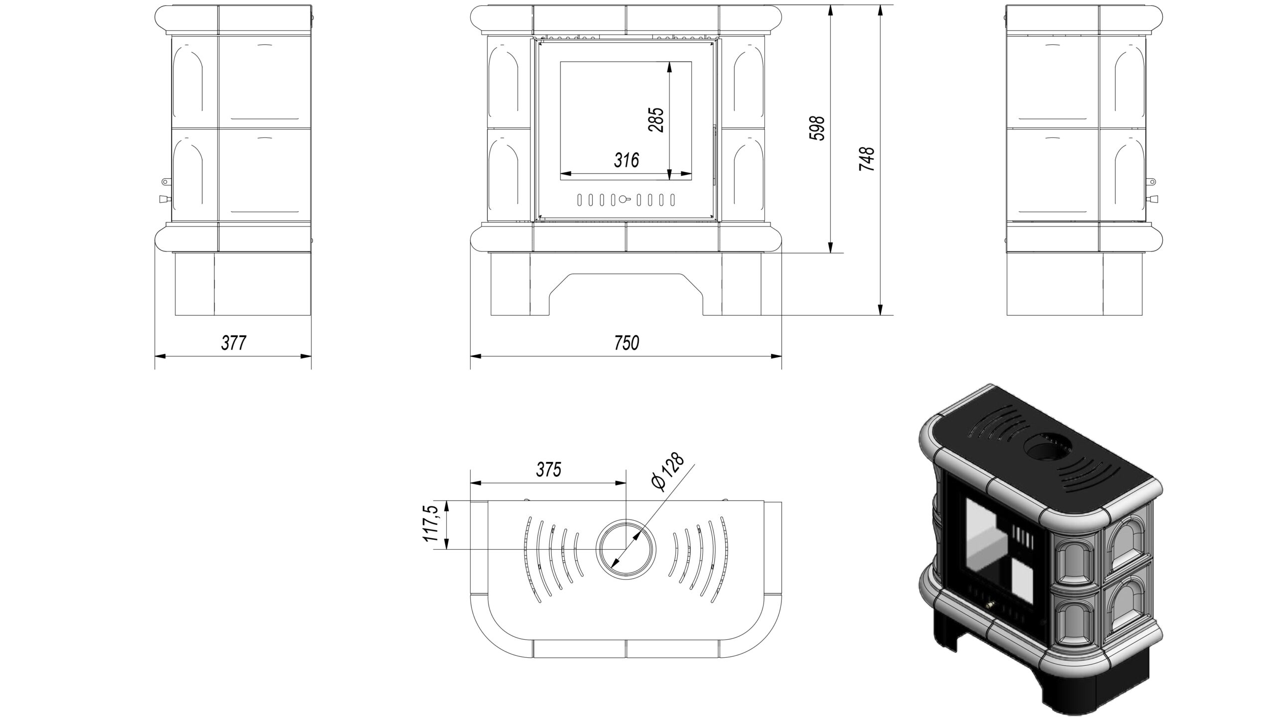 KRATKI WK/440/KAFEL/K 6,5 kW ΕΝΕΡΓΕΙΑΚΟ ΤΖΑΚΙ ΜΕ ΛΕΥΚΑ ΚΕΡΑΜΙΚΑ TERMOTEC - Image 3