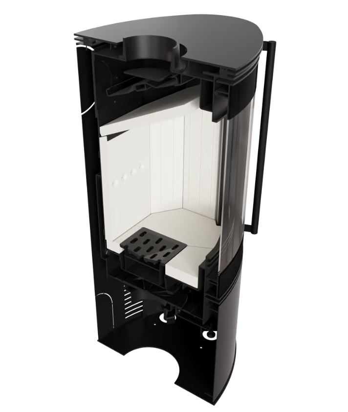 KRATKI BJORN/BLACK 8KW (60-80M2) ΕΝΕΡΓΕΙΑΚΗ ΣΟΜΠΑ ΞΥΛΟΥ ΑΠΟ ΧΑΛΥΒΑ ΜΕ ΜΑΥΡΑ ΚΕΡΑΜΙΚΑ TERMOTEC - Image 9