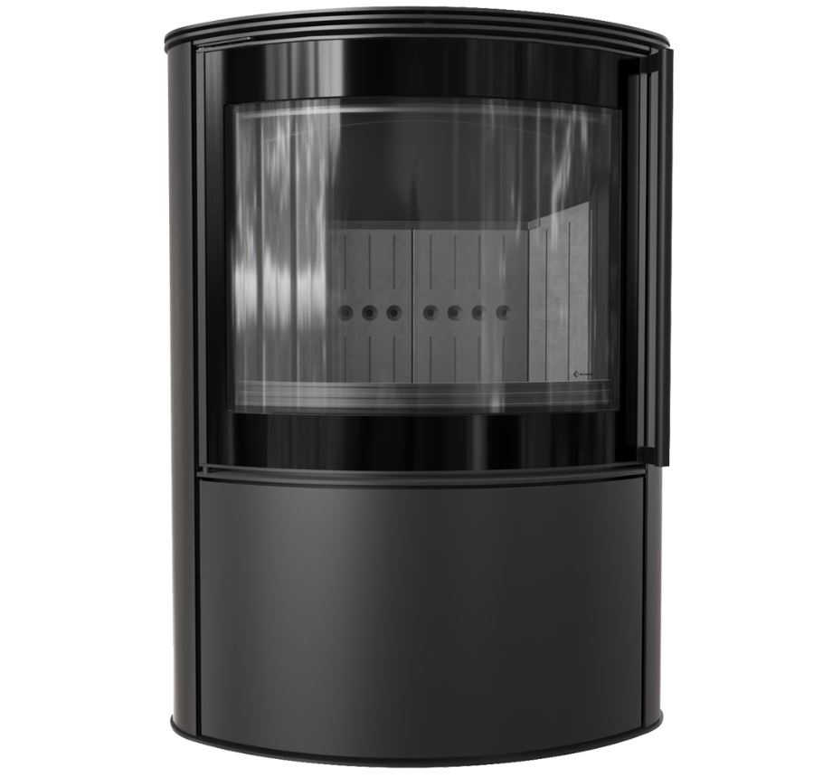 KRATKI BJORN/BLACK 8KW (60-80M2) ΕΝΕΡΓΕΙΑΚΗ ΣΟΜΠΑ ΞΥΛΟΥ ΑΠΟ ΧΑΛΥΒΑ ΜΕ ΜΑΥΡΑ ΚΕΡΑΜΙΚΑ TERMOTEC