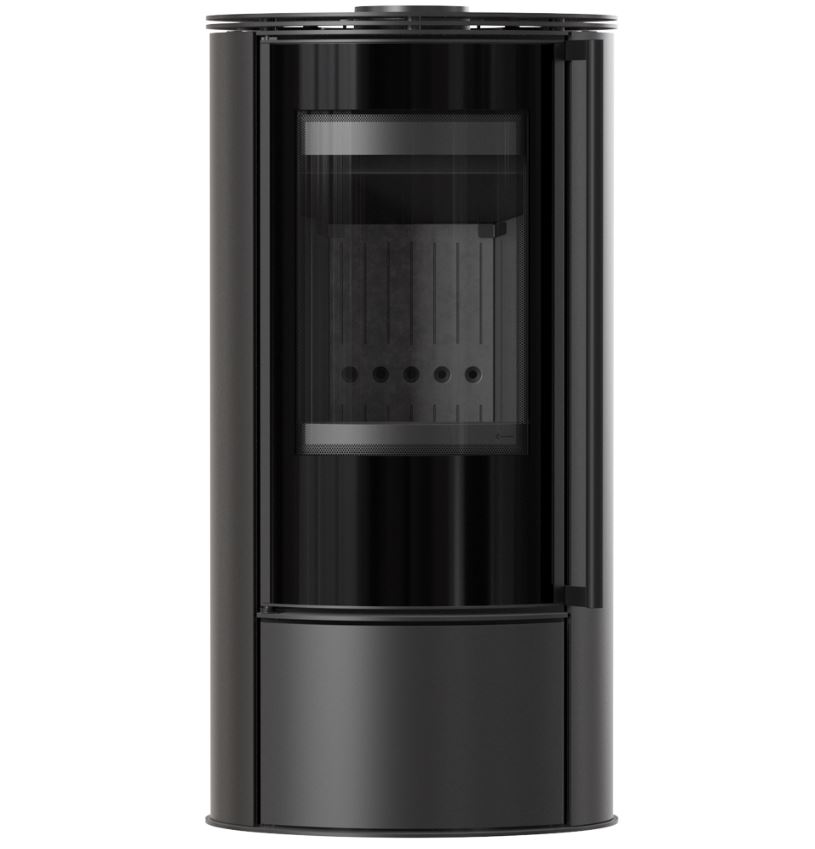 KRATKI ERIK/BLACK 5,5KW (40-60M2) ΕΝΕΡΓΕΙΑΚΗ ΣΟΜΠΑ ΞΥΛΟΥ ΑΠΟ ΧΑΛΥΒΑ ΜΕ ΜΑΥΡΑ ΚΕΡΑΜΙΚΑ TERMOTEC