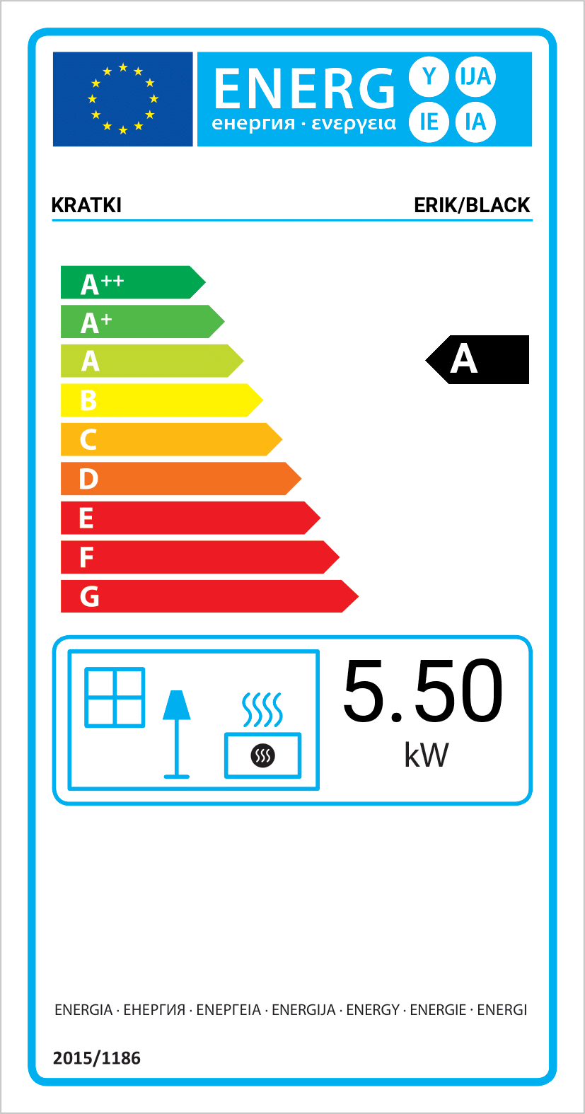 KRATKI ERIK/BLACK 5,5KW (40-60M2) ΕΝΕΡΓΕΙΑΚΗ ΣΟΜΠΑ ΞΥΛΟΥ ΑΠΟ ΧΑΛΥΒΑ ΜΕ ΜΑΥΡΑ ΚΕΡΑΜΙΚΑ TERMOTEC - Image 7