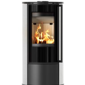 KRATKI ERIK/WS (WHITE SATIN) 5,5KW (40-60M2) ΕΝΕΡΓΕΙΑΚΗ ΣΟΜΠΑ ΞΥΛΟΥ ΑΠΟ ΧΑΛΥΒΑ ΜΕ ΛΕΥΚΑ ΚΕΡΑΜΙΚΑ TERMOTEC