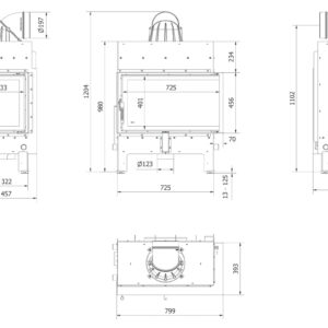 Alternative view of KRATKI FLOKI/M/P/BLACK ΔΕΞΙΑ ΓΩΝΙΑ ΑΝΟΙΓΟΜΕΝΟ (A+) 1OKW (75-120M2) ΕΝΕΡΓΕΙΑΚΟ ΤΖΑΚΙ ΑΕΡΟΘΕΡΜΟ ΜΕ ΜΑΥΡΑ ΚΕΡΑΜΙΚΑ TERMOTEC