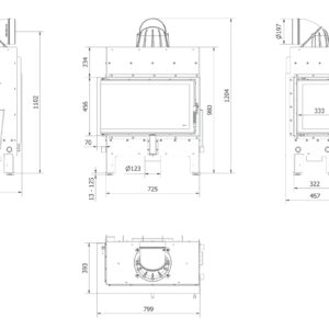 Alternative view of KRATKI FLOKI/M/L/BLACK ΑΡΙΣΤΕΡΗ ΓΩΝΙΑ ΑΝΟΙΓΟΜΕΝΟ (A+) 1OKW (75-120M2) ΕΝΕΡΓΕΙΑΚΟ ΤΖΑΚΙ ΑΕΡΟΘΕΡΜΟ ΜΕ ΜΑΥΡΑ ΚΕΡΑΜΙΚΑ TERMOTEC