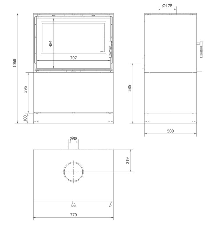 KRATKI KARI/80/W (Α+) 12KW (100-150Μ2) ΕΝΕΡΓΕΙΑΚΗ ΕΣΤΙΑ ΑΕΡΟΘΕΡΜΗ ΜΕ ΜΕΤΑΛΛΙΚΗ ΒΑΣΗ - ΞΥΛΟΘΗΚΗ ΚΑΙ ΛΕΥΚΑ ΚΕΡΑΜΙΚΑ TERMOTEC - Image 2