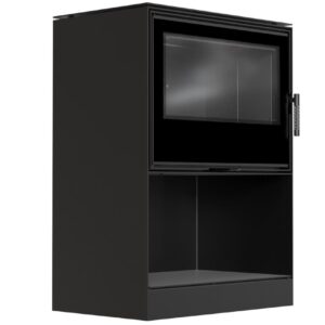KRATKI KARI/80/W/BLACK (Α+) 12KW (100-150Μ2)  ΕΝΕΡΓΕΙΑΚΗ ΕΣΤΙΑ ΑΕΡΟΘΕΡΜΗ ΜΕ ΜΕΤΑΛΛΙΚΗ ΒΑΣΗ - ΞΥΛΟΘΗΚΗ ΚΑΙ ΜΑΥΡΑ ΚΕΡΑΜΙΚΑ TERMOTEC
